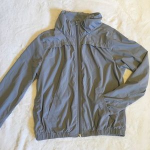 Zella girl gray athletic zip up